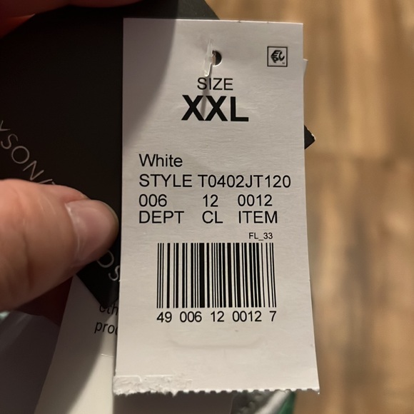 NWT GRAYSON THREADS St Patrick’s Day Lucky Charm Green Clover Baseball Tee XXL - Picture 5 of 9